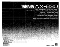 Yamaha AX-630-Owners-Manual 